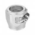 X Autohaux 5 Pcs An12 Hex Car Hose Finisher Flexible Rubber Pipe Clamp With Screw Band Adapter Fitting For Oil Fuel Water Tube