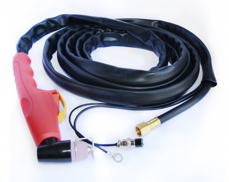 Lotos Cp133 3 Pin Plug Pilot Arc Plasma Cutting Torch For Red Color Ltp5000d Cutter