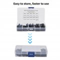 100pcs M3 Abs Round Plastic Spacer Standoff Not Threaded For Screw Assortment Kit Set 3mm 4mm 5mm 6mm 8mm 10mm 12mm 15mm 18mm