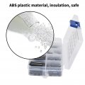 100pcs M3 Abs Round Plastic Spacer Standoff Not Threaded For Screw Assortment Kit Set 3mm 4mm 5mm 6mm 8mm 10mm 12mm 15mm 18mm