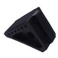 Heavy Duty Rubber Wheel Chock Weather Proof Anti Slip Portable Tire Block For Car Travel Atv