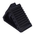Heavy Duty Rubber Wheel Chock Weather Proof Anti Slip Portable Tire Block For Car Travel Atv