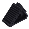 Heavy Duty Rubber Wheel Chock Weather Proof Anti Slip Portable Tire Block For Car Travel Atv