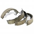 A-premium Rear Ceramic Brake Shoe Set Compatible With Ford Focus 2000-2011 Drum 4-pc