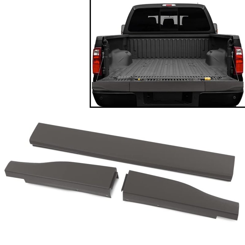 Tailgate Molding 3pc Set For 2011-2016 Ford F250 F350 Super Duty King Ranch