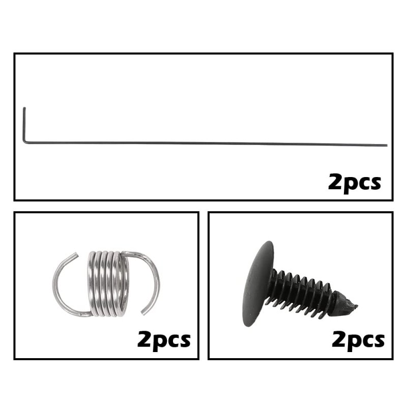 Tailgate Molding 3pc Set For 2011-2016 Ford F250 F350 Super Duty King Ranch