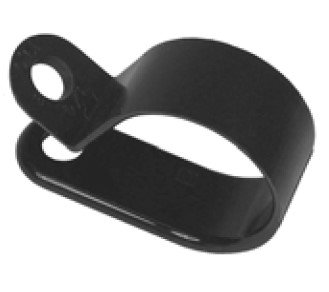 7146a Black Nylon Cable Clamps 5 8 Inside Diameter 1 2 In Width 250 Per Package