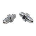 2pcs Straight Fitting To Male -3an 10mm X 1 0 Thread Metric Pipe Brake Adapter