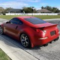 Kuafu Trunk Spoiler Compatible With 2003-2008 Nissan 350z Rear Lid Wing Abs Plastic
