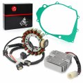 Stator And Regulator Rectifier W Gasket For Yamaha Warrior 350 Moto-4 Big Bear 1990-1995