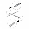 Labwork 27in Silver Motorcycle Front Fork Shocks Suspension Oil Absorber Tubes 27 Replacement For Honda Cg125 Ct90 Ct110 Trail