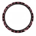 Afpanqz Cartoon Axolotl Cherry Blossom Steering Wheel Cover Non-slip Rubber Covers Warm Breathable Sweat Absorption Car 15