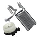 Hvac Ac Blower Motor And Heater Core Resistor Kit For Jeep Wrangler 2007 2010 Compatible With Rubicon Sahara Sport Unlimited 