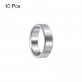 Uxcell 10pcs Stainless Steel Spacer 12mm Bore X 15mm Od 4mm Length Screw Standoff Bushing Plain Finish Round Metal For Id