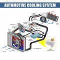 X Autohaux Coolant Radiator Reservoir Tank 96553255 Overflow Expansion Bottle With Cap For Suzukienza Reno For Chevrolet Optra