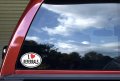Stickertalk Oval I Love Referrals Vinyl Sticker 5 Inches By 3 