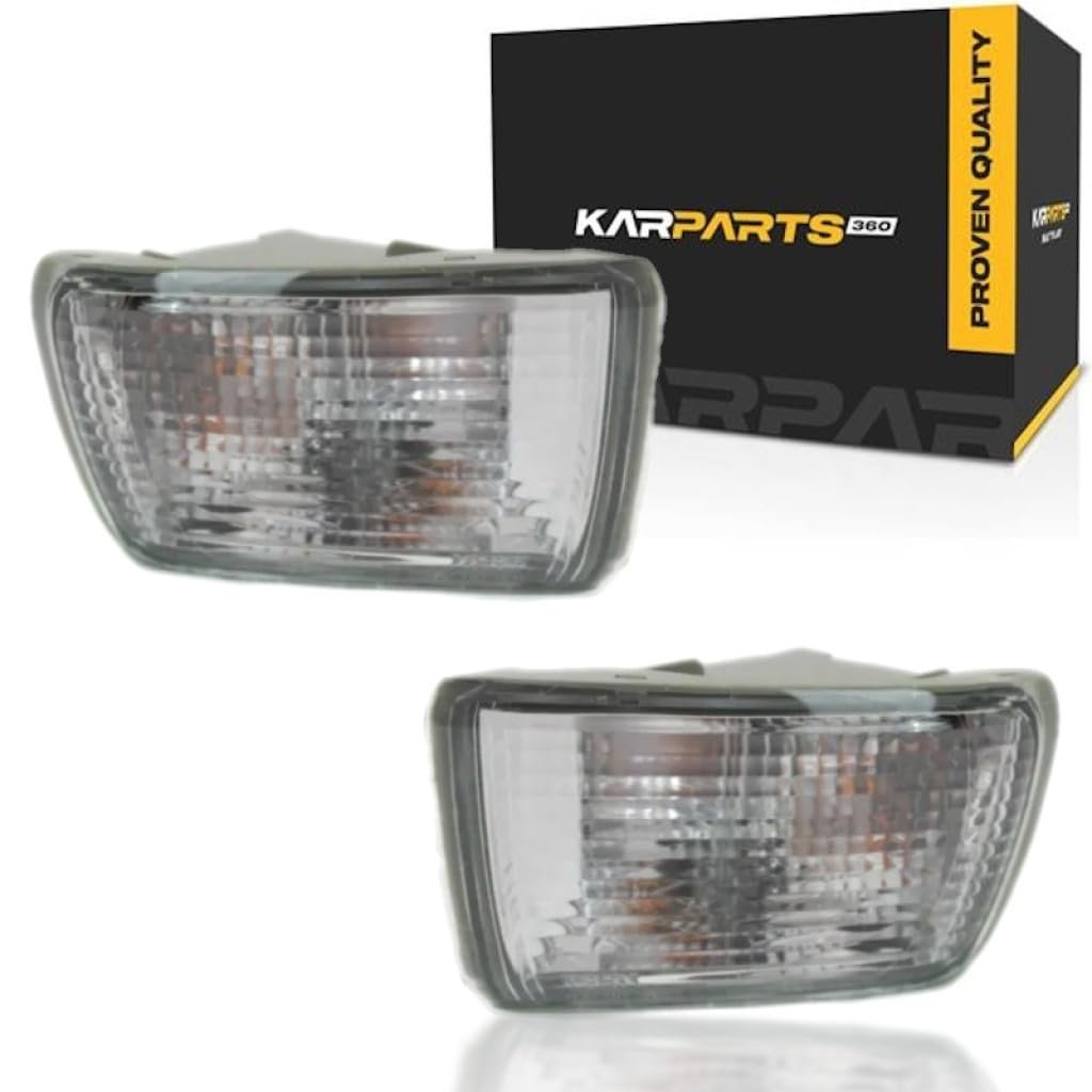 Front Turn Signal Light Pair With Bulbs For 2003 2004 2005 Toyota 4runner Driver And Passenger Side To2532113 To2533113 81521
