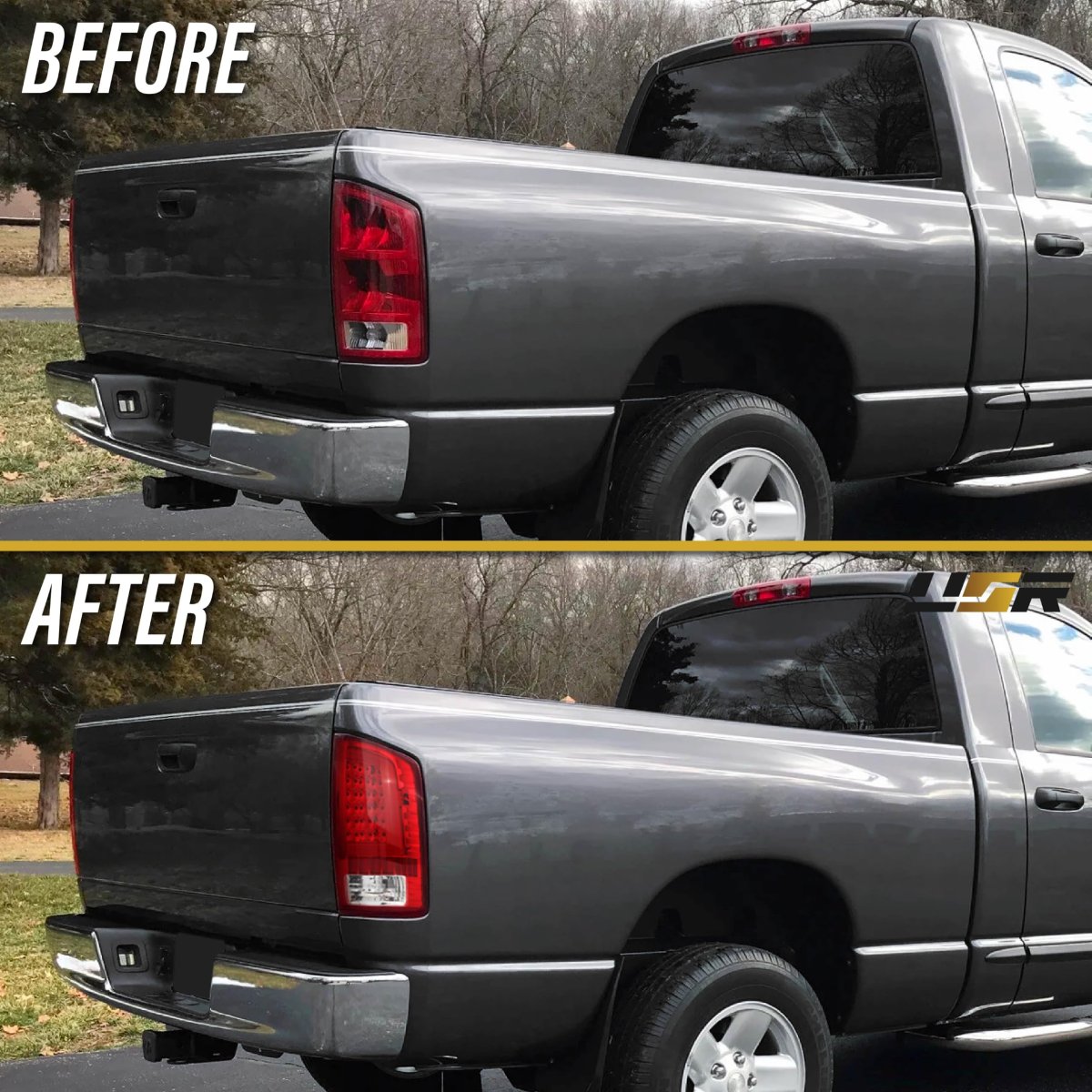 Usr Unique Style Racing 02-06 Dr Dh Pickup Tail Light A Rear Lamps Set Left Right For 2002-2006 Dodge Ram Pick Up Trucks All
