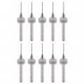 Uxcell Pcb Drill Bits 0 8mm Tungsten Carbide Rotary Tool Jewelry Cnc Engraving Print Circuit Board Micro 1 8 Inch Shank 10 Pcs