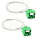 Camshaft Position Sensor Connector Plug For Nissan Sentra Altima Murano Maxima Vq35de 3 5l V6 Engines Green 2 Piece Set 