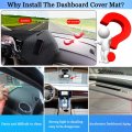 Yofamo Dashboard Cover Dash Mat Pad Carpet Custom Fit For Ford Focus 2012-2018 Without Speaker Accessories Anti-skid Center