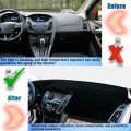 Yofamo Dashboard Cover Dash Mat Pad Carpet Custom Fit For Ford Focus 2012-2018 Without Speaker Accessories Anti-skid Center