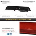 Vipmotoz Full Led 3rd Third Brake Cargo Light Compatible With Ford F150 F250 F350 F450 Ranger Maverick Pickup Truck Red Clear