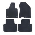 Velour Floor Mats For Hyundai Santa Fe Sport 2013 2018 Custom Fit Set Of 4 All Weather Car Carpets With Anti Slip Rubber 
