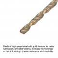 Uxcell 2 Pcs High Speed Steel Hex Shank Twist Drill Bit 5mm Drilling Dia With 1 4 Inch 75mm Length
