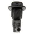 Windshield Washer Nozzle For Jeep Wrangler Jk 2018 Plastic Snap On Attachment 23 In Hose Port 0 86 Mounting Hole 68164356ab