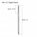 Uxcell Metric Thread Tap M4 X 0 7 H2 80mm Extra Long Straight Flute Screw Milling Machine Taps Threading Tapping Repair Tool