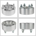 Wflnhb 2pcs Golf Cart Wheel Spacers 2 Inch 4x101 6mm Hub Bore 62mm Thread Size 1 2x20 Silver Replacement For Carts And Atvs