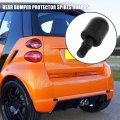 X Autohaux Front Rear Bumper Guard Protector Black Anti Collision Aluminum Alloy Tail Tuning Part Guards For Mercedes-benz