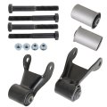 2pcs Rear Leaf Spring Shackle Repair Kit Replacement For Chevy C K Gmc Pickup Truck 1988-2007 722-006 15640442 23286144