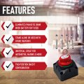 Master Battery Switch Kit With Screws 12-48v Power Cut-off Isolator Disconnect For Cars Trucks Rv Campers Boats Waterproof On