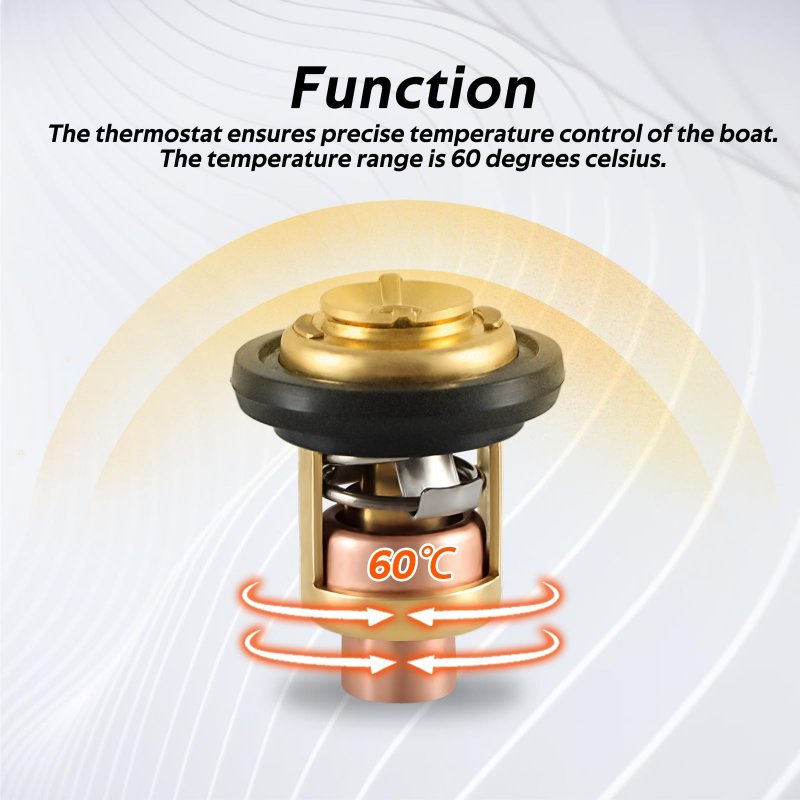 Thermostat With Gasket For Honda Marine 4 Stroke Outboard Motors Fits 8hp To 225hp Replaces 19300-zw9-003 19300-zy3-023 Model