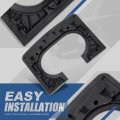 Auto Dynasty Front Center Console Cup Holder Trim Pad Compatible With Ford F-150 40 20 Bench Seats 04-14 Graphite Grey Vinyl