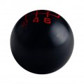 Dewhel Billet Aluminum Black Red 6 Speed Manual Shift Knob M16x1 5 Thread Reverse On Top Right For Camaro Pontiac Firebird 
