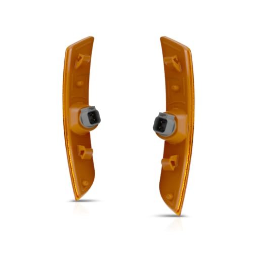 Front Side Marker Lights For Cadillac Ats 2015 2016 2017 2018 2019 Driver And Passenger Pair Amber Lens Replaces Gm2551200