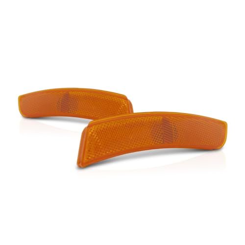 Front Side Marker Lights For Cadillac Ats 2015 2016 2017 2018 2019 Driver And Passenger Pair Amber Lens Replaces Gm2551200