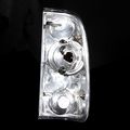 Smoke Euro Tail Lights Assembly Set Ford F-series Pair Driver Left And Passenger Right Side Replacement For 97-03 F150 99-07 