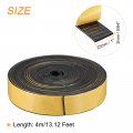 Uxcell Weather Stripping 1 W X 5 64 T 13ft L Adhesive Door Window Seal Strip Foam Tape For Doors Insulation
