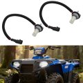 2pc Led Headlight Bulbs For Polaris Sportsman 400 500 600 700 2002 2010 Low Beam 5w Fits 61189 81169 White Light 2 Pac 