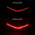 Rear Fender Tip With Led Light For Honda Goldwing Gl1800 2012 2017 And F6b 2013 2016 Clear Lens Abs Pc Material