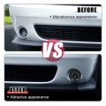 X Autohaux 2pcs Front Foglights Covers Trim For Dodge Challenger 2015-2020 Abs Fog Light Ring Cover Exterior Car Accessories