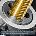 Uxcell Round Threading Dies Metric M4 X 0 7 Thread Right Hand High Speed Steel Hss Screw Cutting Die Repair Tool
