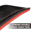 Auto Dynasty Rear Window Roof Spoiler Compatible With Vw Golf Gti Hatchback 2010-2013 Glossy Black Carbon Fiber