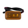 Signal Marker Light Assembly For Chevy Silverado 2500 Hd 2015 2021 Rear Driver Or Passenger Side Yellow Lens Capa Gm2550205 