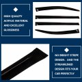 Aintier Ventvisor Side Window Deflector Visors Rain Guard Set Fits For 2011-2017 Toyota Sienna