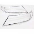 S Sizver Triple Chrome Plates 2pcs Headlight Trim Cover No Lens For 2015 Up Suzuki Grand Vitara 